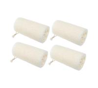Beaupretty 4pcs Natural Loofah Body Scrubber Gentle Exfoliating Bath Sponge for Men Women Shower Puff Enhances Lather and Improves Skin Texture