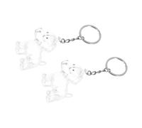 Beaupretty 4pcs Pet Hair Storage Keychain Memorial Capsule Dog Keepsake Holder for Pet Owners Stylish Portable Souvenir Preserving Puppy Memories