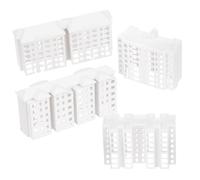 Beaupretty 4pcs Plastic Building Models for Table Unpainted Simulation Building Props Realistic Apartment Design for Landscaping and Micro Garden Decoration