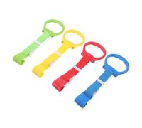 Beaupretty 4pcs Playpen Grab Handles Hanging Rings for Boy Girl Cot Walking Exercises Assistant Boy Girl Training Ring