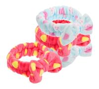 Beaupretty 4Pcs Plush Bow Makeup Headband Set for Women Coral Fleece Face Wash Headbands Elastic Spa Hair Bands for Skincare and Makeup