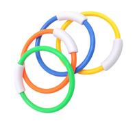 Beaupretty 4pcs Pool Diving Rings Safe Abs Underwater Swim Training for Swimming Skill Development and Fun Summer Water Play
