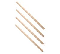 Beaupretty 4pcs Portable Bamboo Mahjong Sticks Wooden Tile Pushers for All Mahjong Games Long Taiwanese Game Tools for Home Entertainment and Travel