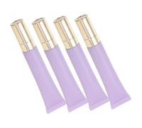 Beaupretty 4pcs Portable Eye Cream Essence Travel Containers Squeeze Tubes Refillable Lip Gloss Tubes for Women