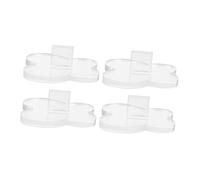 Beaupretty 4pcs Professional Nail Art Practice Base Nail Display Holders Art Stand Manicure Bases Mold Tray