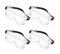 Beaupretty 4pcs Protective Safety Goggles for Outdoor Work and Lab Use