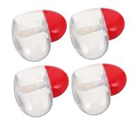 Beaupretty 4pcs Refillable Lip Gloss Tubes for Lipstick Making Lip Glaze Container Empty Cosmetic Jars for Everyday and Special Occasions