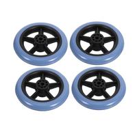 Beaupretty 4pcs Replacement Walker Wheels for Wheelchair Front Casters Slip Swivel Rollers for Smooth Mobility Indoors