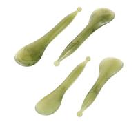 Beaupretty 4pcs Resin Gua Sha Facial Massager Deep Tissue Acupressure Scraping Tools for Face Neck and Body Smooth Manual Sculpting Massage Stick for Home Spa and Holistic Skin Care