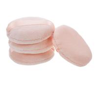 Beaupretty 4Pcs Round Powder Puff Makeup Sponge for Foundation Application Non Fluorescent Gentle for Salon Home Travel Use