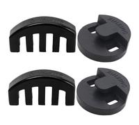 Beaupretty 4pcs Rubber Violin Practice Mutes with Claw and Round Styles for Violin and Small Sound Reduction Tone Preservation Lightweight and Portable Accessories