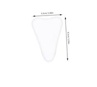 Beaupretty 4pcs Silicone Private Parts Covers Transparent Adhesive Pads for Women Swimwear Yoga Invisible Seamless Protection for Intimate Areas