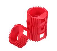 Beaupretty 4pcs Silicone Protective Cover for Acetylene and Oxygen Gauge Heads, Red Pressure Gauge Protector with Shockproof and Easy to Use Features, for Industrial and Construction Use