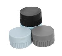 Beaupretty 4pcs Silicone Travel Containers Pill Organizer Leakproof Vitamin Cases Lids for Travel Essentials