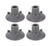 Beaupretty 4pcs Slip Foot Pads for Shower Chairs Non-Slip Rubber Feet Replacement Suction Cup Tips Id for Bath Seat and Transfer Bench Safety