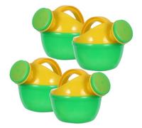 Beaupretty 4pcs Small Plastic Watering Cans Lightweight Garden and Bath for Boys and Easy Grip Beach Outdoor Play Pots