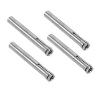 Beaupretty 4pcs Stainless Steel Spring Collet Chuck for Nail Drill Bit Holder Replacement Three-jaw Clamping System for Manicure Tools Secure and Nail Drill Machine Accessories for