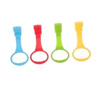 Beaupretty 4Pcs Stand Up Pull Rings for Nursery Cot Durable Easy to Colors for Learning to Walk Random Color Random Color