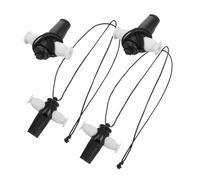 Beaupretty 4pcs Tri-tone Samba Whistles Plastic Sturdy Coaching Whistle for Children Suitable for Dance Practice and Performance, Develops Sense of Rhythm