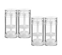 Beaupretty 4pcs Twist-up Refillable Lip Balm Tubes 30g Abs Material Compact and Sl esign Easy Application Versatile Usage for Daily Use and Travel Toiletries Containers