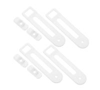 Beaupretty 4pcs U-Shaped Cabinet Locks Safety Childproof Latch for Kitchen Cupboards Drawers Sliding Doors Multipurpose Refrigerator Lock with Smooth Slide Function