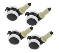 Beaupretty 4pcs Universal Plastic Wheels for High Chair Accessories, Easy to Maintain Casters Suitable for Baby Dining Chairs, Smooth Rolling Replacement Wheel for Home and Restaurant Use Random Color