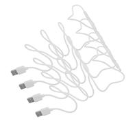 Beaupretty 4pcs USB Charging Cable for Cordless Water Flosser Portable Oral Replacement Cord Lightweight Durable for Travel and Home Use