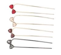 Beaupretty 4pcs Vintage Rhinestone U Shaped Hairpins for Women Elegant Bridal Wedding Hair Accessories Chinese Style Hair Sticks Hold for Proms and Formal Events