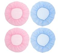 Beaupretty 4pcs Washable Sleep Cap Mesh Bonnet Curly Hair Net Wrap Hat for Night Sleeping Reusable Hair Sleeping Bonnet Nets for Women
