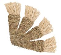 Beaupretty 4pcs Water Grass Carrot Chew, Rabbit Chew, Pet Molar, Odour-free Stress Relief, for Guinea Pig and Hamster, Daily Use