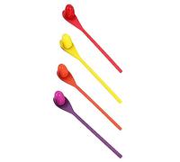 Beaupretty 4Set Wooden Egg and Spoon Relay Race Game Spoons Eggs for Outdoor Fun Balance Game for Adults for Family Gatherings and Parties