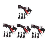Beaupretty 4sets Lead Wire Connect Cables for Physiotherapy Machine Pin Connector Durable Treatment Instrument Extension Wires Portable and Practical 4pcs*4