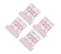 Beaupretty 4sets Love Printed Disposable Paper Napkins for Valentine's Day Weddings and Parties Soft Durable and Versatile Napkins for Celebrations and Decorative Use 20pcs*4