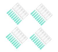 Beaupretty 4sets Silicone Lens Applicator Tool Soft Lens Plunger Remover for Easy Handling of Rgp Lenses Portable Eye Care Accessory for Travel and Daily Use 15pcs*4