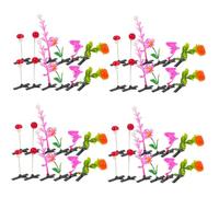 Beaupretty 4sets Unique Hair Accessories Flower Hairpins Plant Hairpin for Girls Hair Clips Add a Charming Touch 12pcs*4