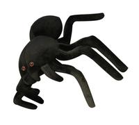 Beaupretty 5-inch Black Plush Spider, Realistic Giant Stuffed Animal for Halloween, Soft Kawaii Stuffed, Halloween Prank Decoration