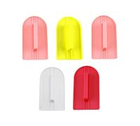 Beaupretty 5 Pcs Pp Cake Frosting Spatula Set with Handle, Reusable Baking Scraper with High Temperature Resistance, for Smoothing Buttercream and Decorating Cakes at Home Random Color