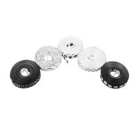 Beaupretty 5 Rolls Pet Dog Paw Print Wired Ribbon 5 Yards Each, Multi-use Wrapping Ribbon with Black and White Paw Bone Patterns, Suitable for Crafting, Packaging, and Pet-Themed Decorations