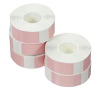 Beaupretty 5 Rolls Thermal Label Thermal Printer Labels Rectangular Pink Heat-Sensitive Synthetic Paper Compact Can Be Printed All-Purpose Multi-Functional Express Home Shipping Stickers