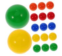 Beaupretty 50 Pcs Colored Plastic Lottery Balls for Raffle Drawings Party Activities Crafts Openable Bingo Balls for Surprises Decorations