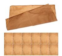 Beaupretty 50 Sheets Handmade Ancient Craft Xuan Paper Rice Paper Semi-raw Texture Vegetation-Dyed Retro Chinese Calligraphy and Ink Painting for Brushwork Practice