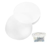 Beaupretty 500 Sheets Leakproof Round Cup Papers Disposable Sealing Pads for Milk Tea Juice Beverage Cups High and Low Temperature Resistant Spill Films for Home Shop Restaurant Use