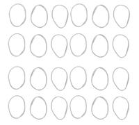 Beaupretty 5000pcs High Elasticity Hair Bands Rubber Wide Upgraded Large Elastic Hair Ties for Women Daily Use