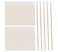 Beaupretty 500pcs Cm Long Handle Cotton Swabs with Sturdy Wooden Stick and Cotton Head for Home and Store Use Compact Multi-purpose for Cleaning and Personal Care