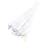 Beaupretty 50pcs Adjustable Diaper Strips Belt with Buckles for Newborns and Toddlers Infant Diaper Fixing Fasteners 2x50cm Baby Nappy Clips