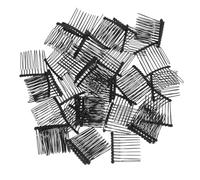 Beaupretty 50pcs Crown Style Bridal Hair Combs Teeth Metal Wire Veil Clips for Wedding Hair Versatile Headband Comb Accessory for Updos and Women