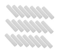 Beaupretty 50Pcs Empty Lip Balm Tubes White Plastic Storage Containers DIY Lip Pomade Holders Makeup Accessories