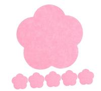 Beaupretty 50pcs Facial Cleanser Pore Purple Cotton Cleansing Compressed Remover Cosmetic Bathroom Cleaning Sponge Pads Sponge Round Makeup Sponges Your Wood Pulp Sponge