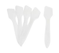 Beaupretty 50pcs Facial Mask Spoon Plastic Makeup Spatula Tool for Skincare and Beauty Application