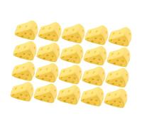 Beaupretty 50Pcs Fake Cheese Cakes Miniature Bakery Display Models Realistic Dessert Decorations for Party Home and Dollhouse Use